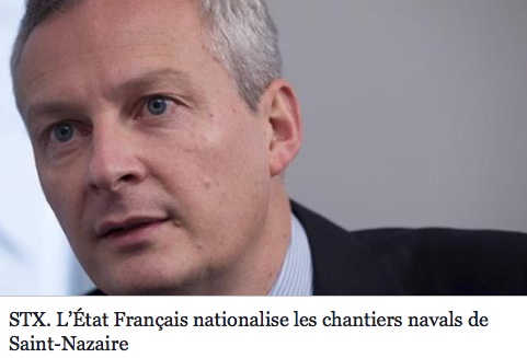 STX. Le Maire annonce la nationalisation "temporaire" des (...) (HTML - 130.5 ko)